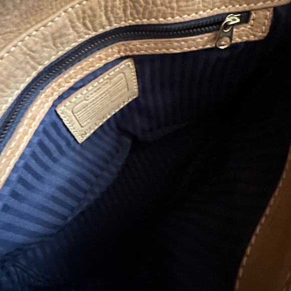 Vintage Coach Suede Leather Crossbody Bag - Picture 7 of 16